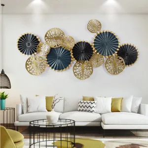 ديكور جداري معدني ثلاثي الأبعاد تجريدي حديث . Modern Abstract 3D Metal Wall Decor
