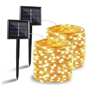 10M 100LED / 20M 200LED Solar Led Waterproof For Garden Decoration Outdoor DIY Christmas Easy To Install