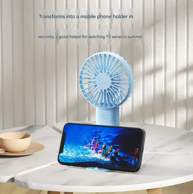 2 PCS Pink Portable USB Fan | 3 Speed Settings | Office, Desk & Travel