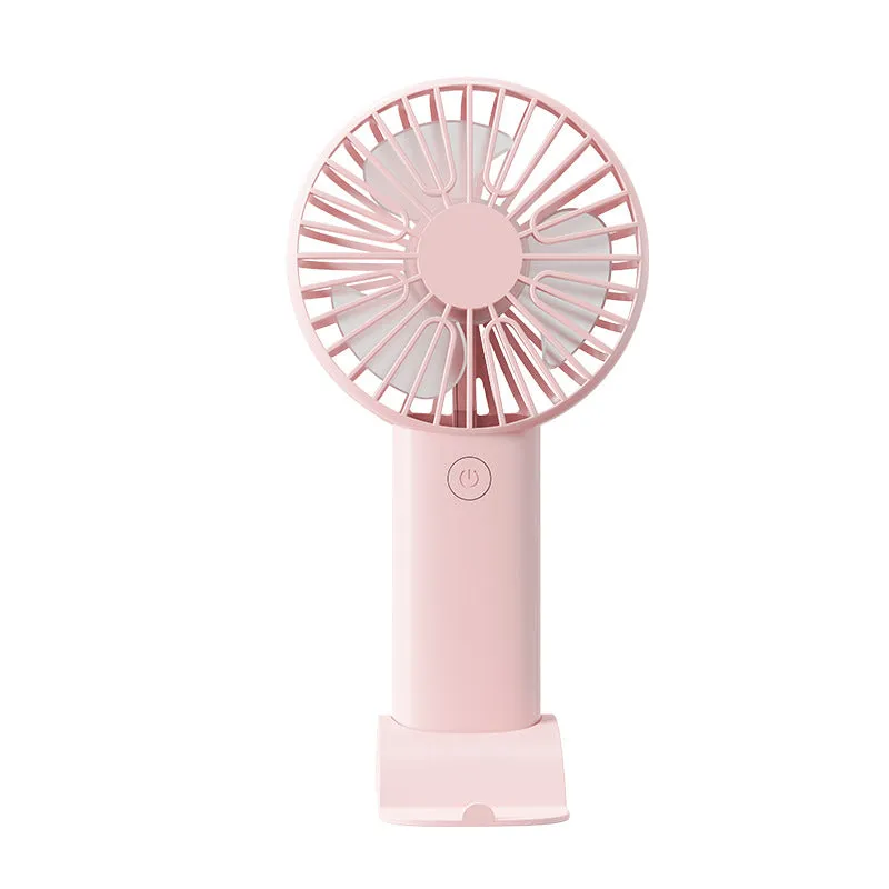 2 PCS Pink Portable USB Fan | 3 Speed Settings | Office, Desk & Travel