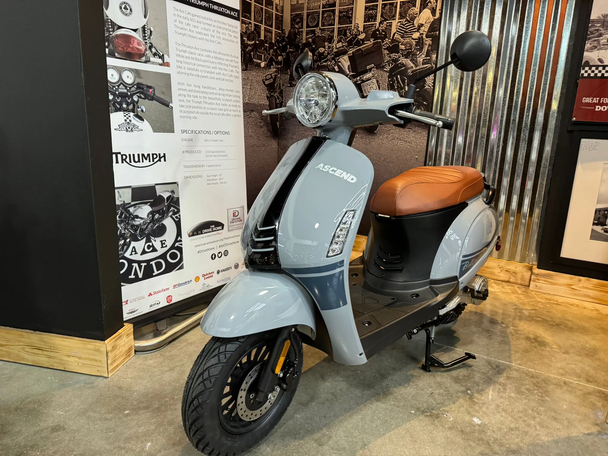 2024 ASCEND BELLA VINTAGE 50CC VESPA - RETRO STYLE