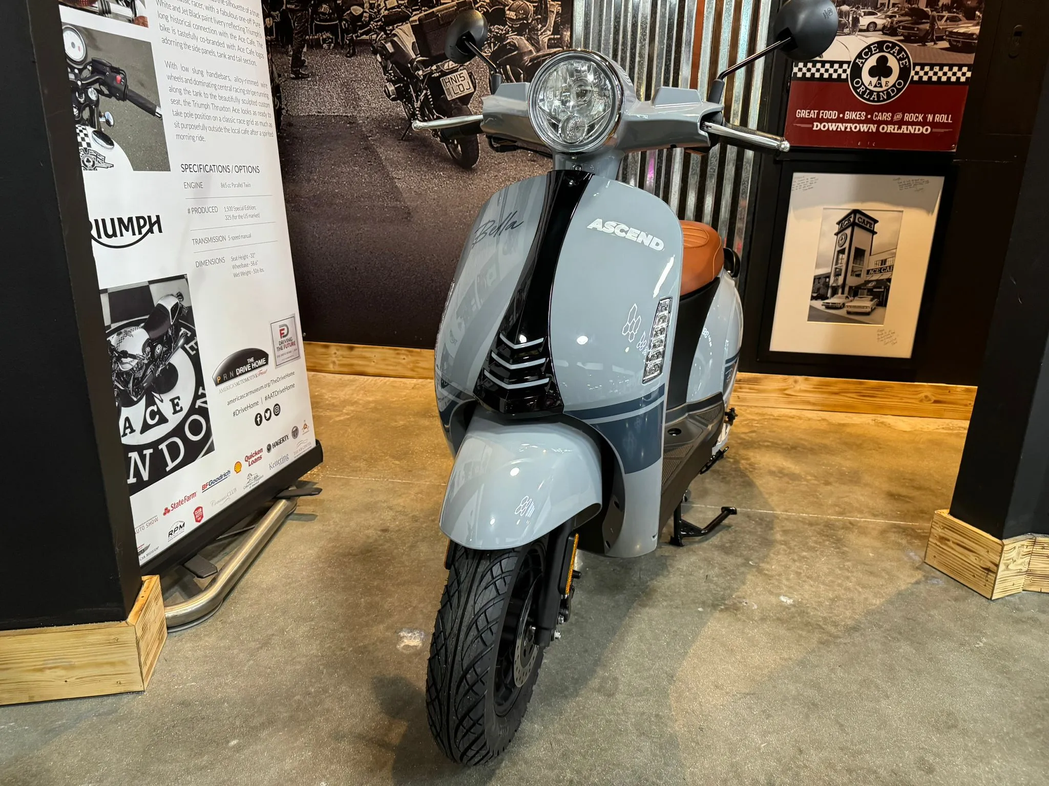 2024 ASCEND BELLA VINTAGE 50CC VESPA - RETRO STYLE