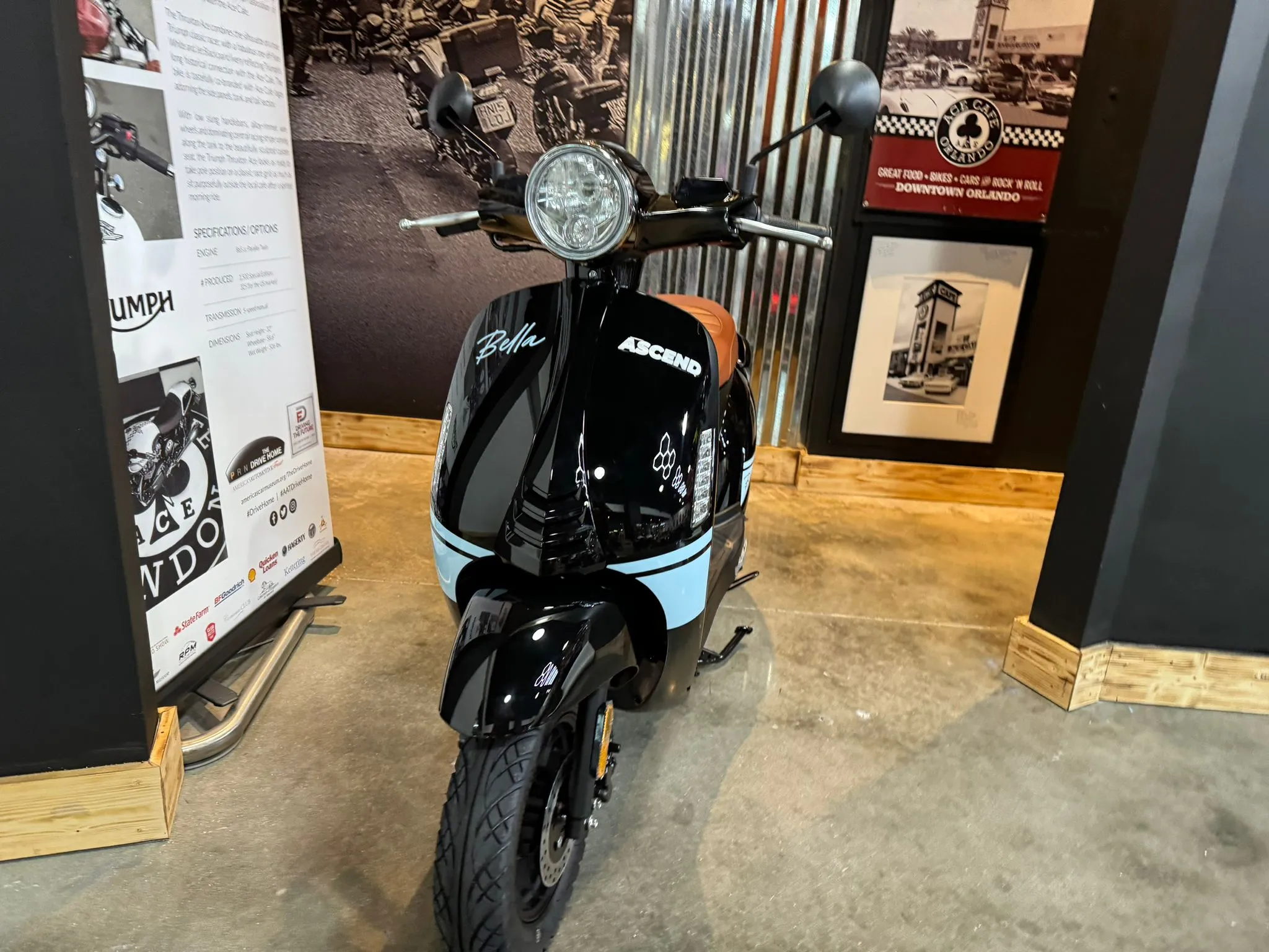 2024 ASCEND BELLA VINTAGE 50CC VESPA - RETRO STYLE