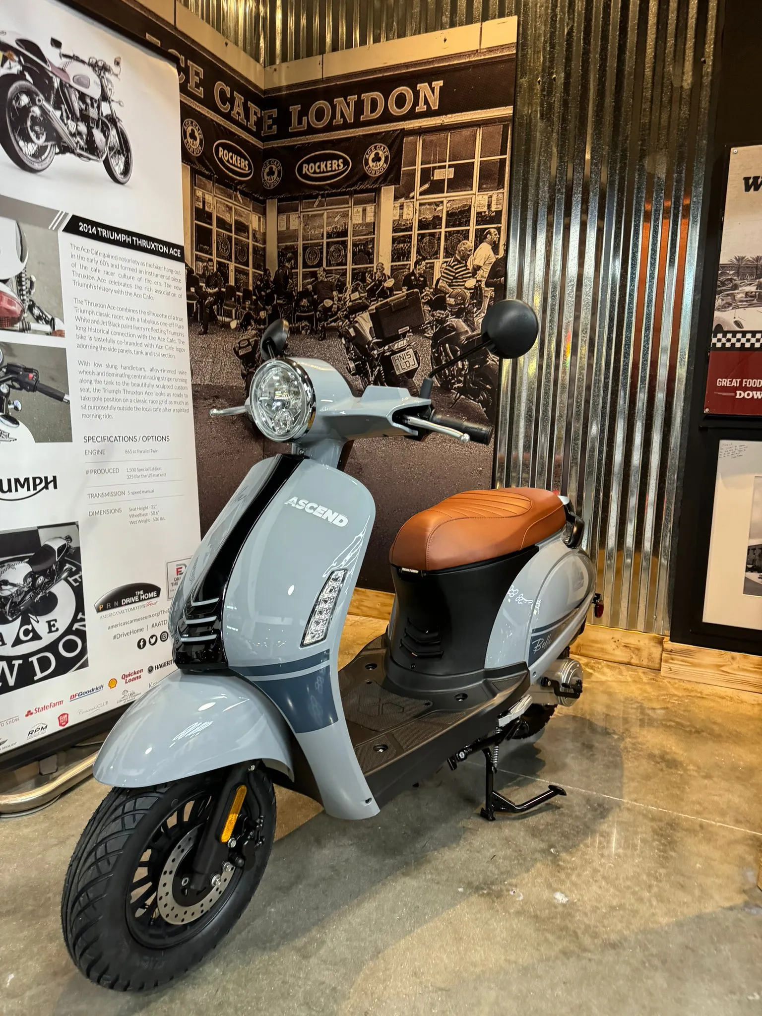 2024 ASCEND BELLA VINTAGE 50CC VESPA - RETRO STYLE