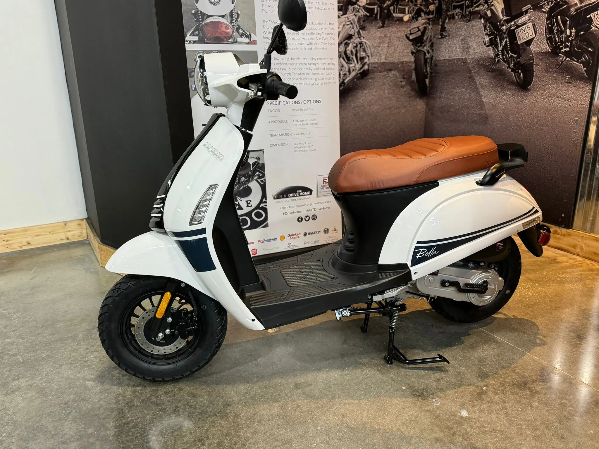 2024 ASCEND BELLA VINTAGE 50CC VESPA - RETRO STYLE