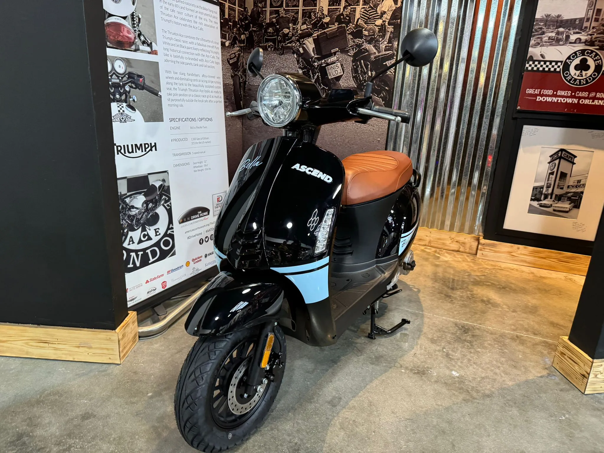 2024 ASCEND BELLA VINTAGE 50CC VESPA - RETRO STYLE