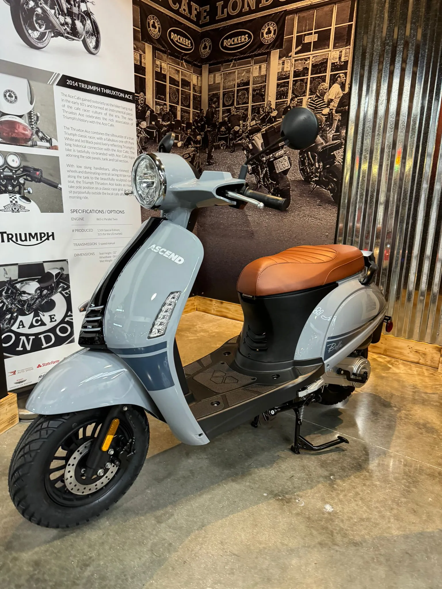 2024 ASCEND BELLA VINTAGE 50CC VESPA - RETRO STYLE