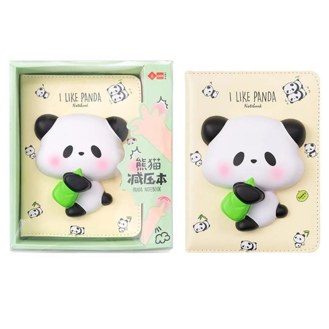 3D Squishy Notebook Soft PU Leather Stress Relief Squishy Design Diaries Journals Gifts for Kids