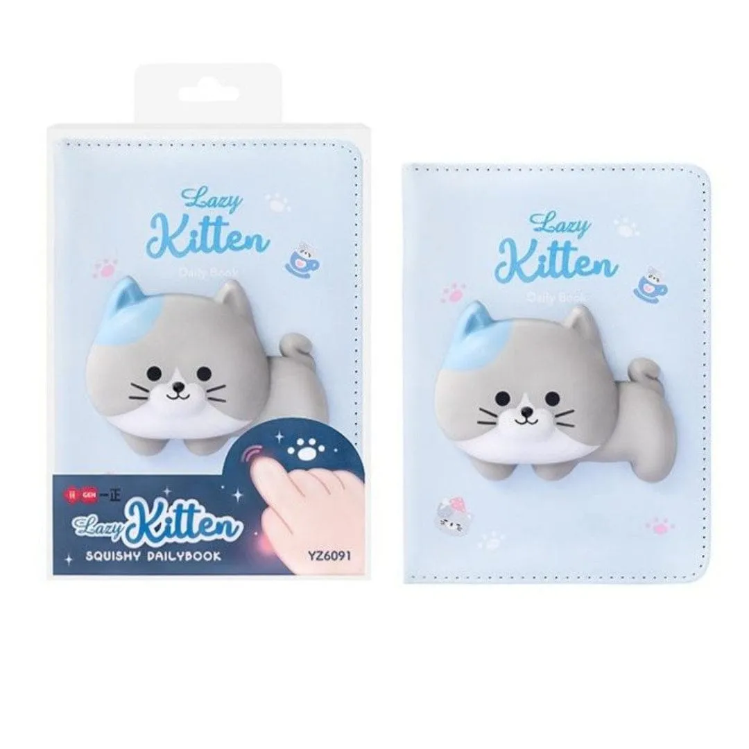 3D Squishy Notebook Soft PU Leather Stress Relief Squishy Design Diaries Journals Gifts for Kids