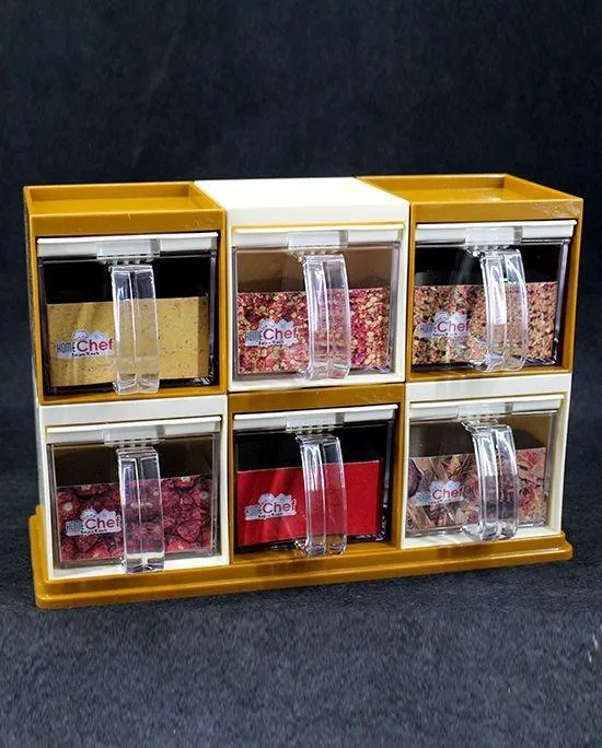 6Pcs Home Chef Spice Rack
