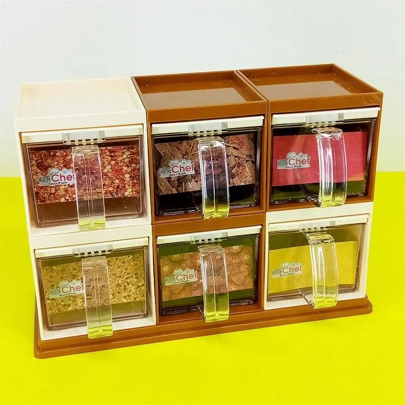 6Pcs Home Chef Spice Rack