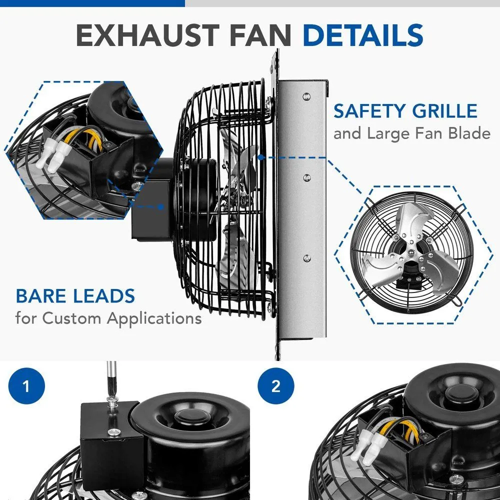 Aluminum Shutter Exhaust Fan 7inch