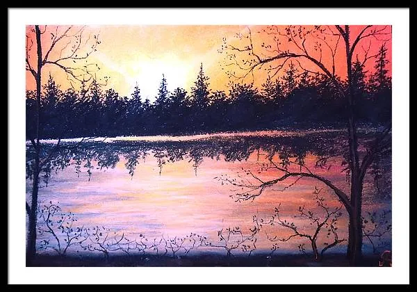 Autumn Nights - Framed Print
