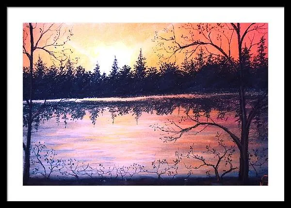 Autumn Nights - Framed Print