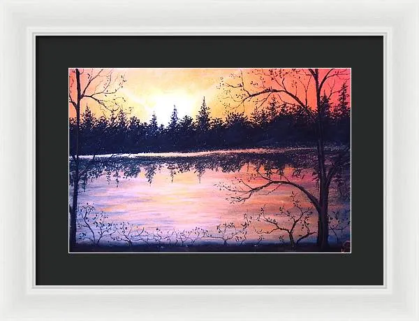 Autumn Nights - Framed Print