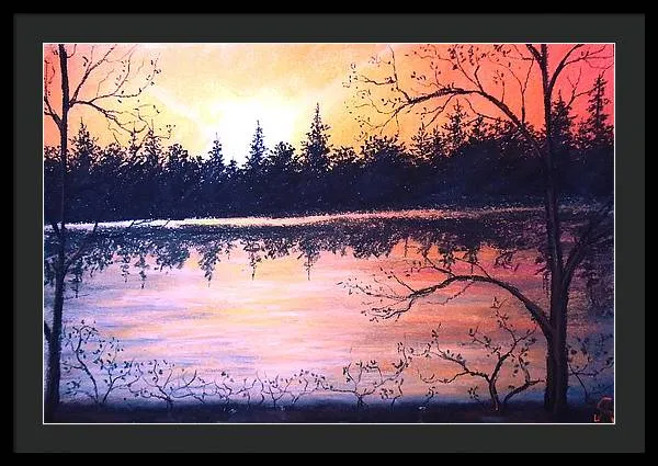 Autumn Nights - Framed Print