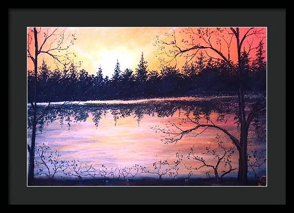 Autumn Nights - Framed Print