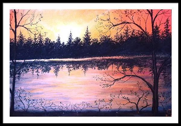 Autumn Nights - Framed Print
