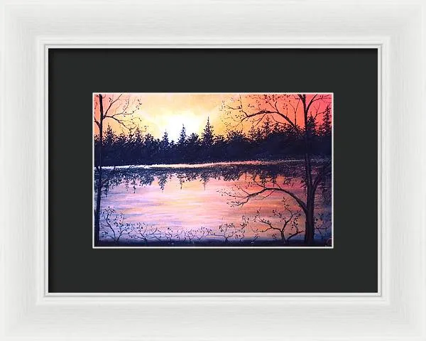 Autumn Nights - Framed Print