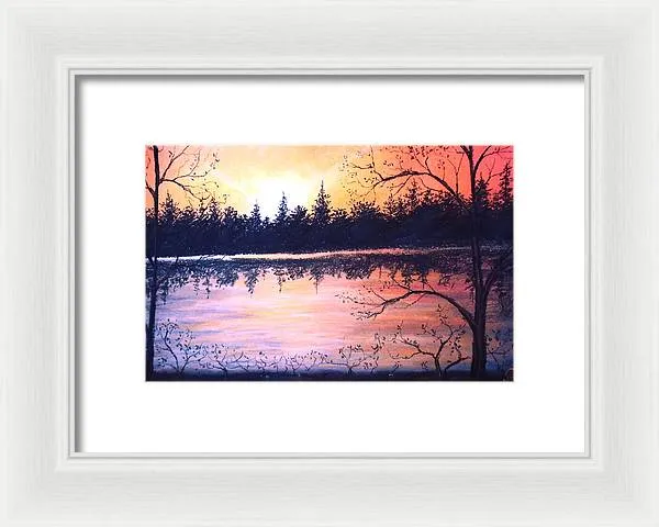 Autumn Nights - Framed Print