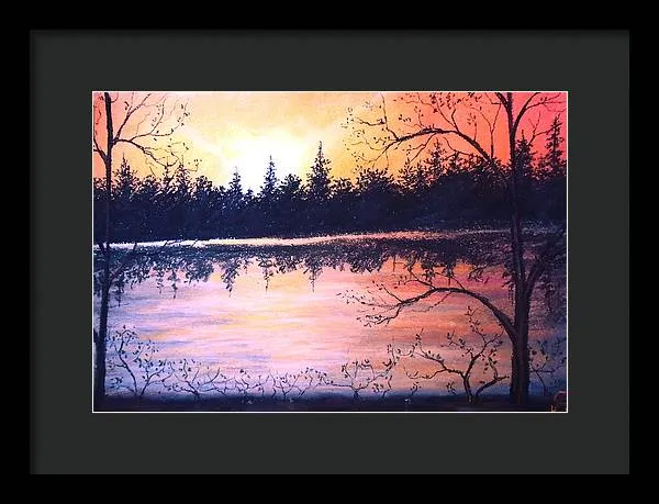 Autumn Nights - Framed Print