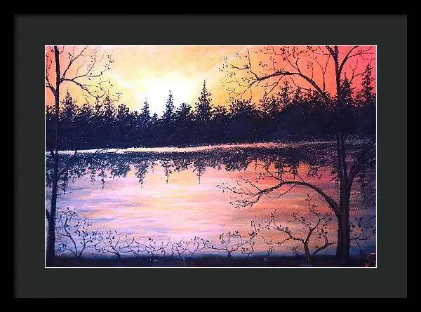 Autumn Nights - Framed Print