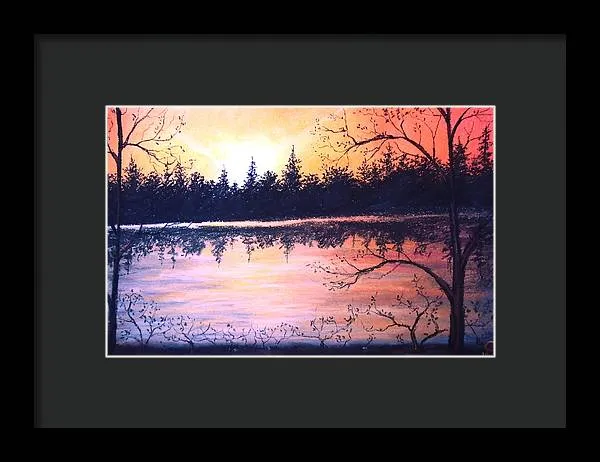 Autumn Nights - Framed Print