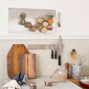 BASIC SPICE BUNDLE: 12 Basic Organic Spices in Magnetic Jars   Spice Tools