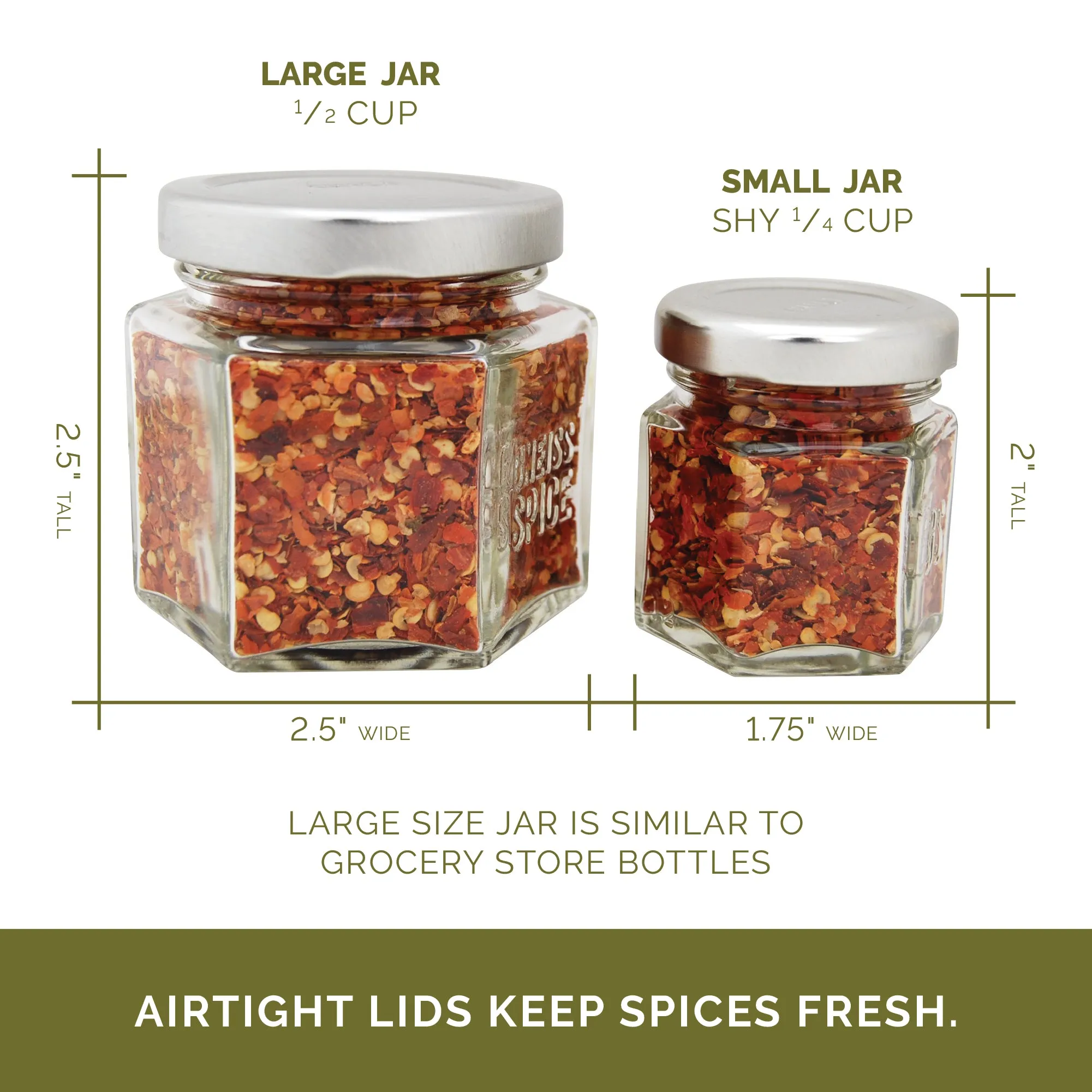 BASIC SPICE BUNDLE: 12 Basic Organic Spices in Magnetic Jars   Spice Tools
