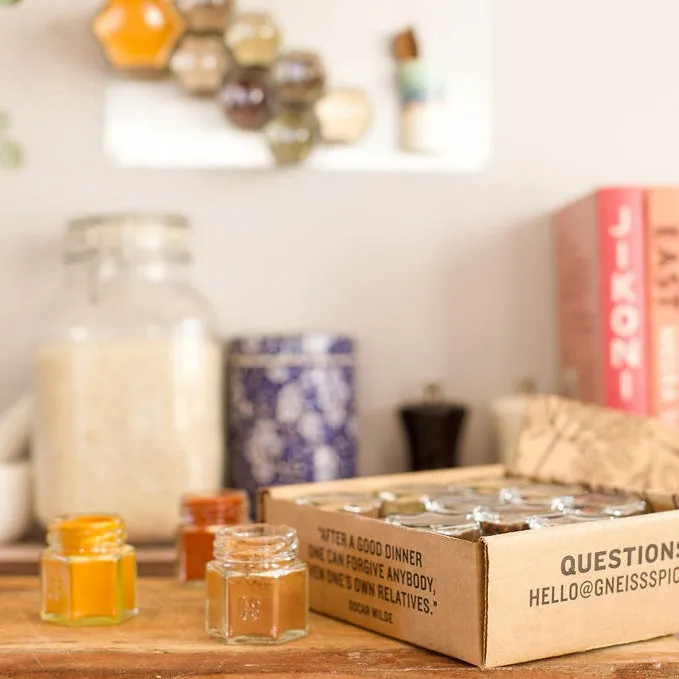 Beyond Basics: 12 Magnetic Jars Filled with Best-Selling Organic Seasonings