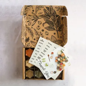 Beyond Basics: 12 Magnetic Jars Filled with Best-Selling Organic Seasonings