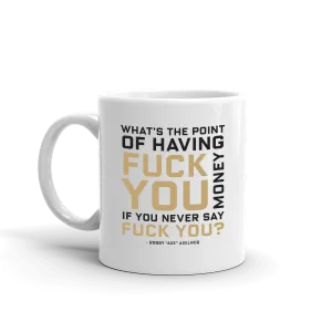 Billions What's the Point White Mug