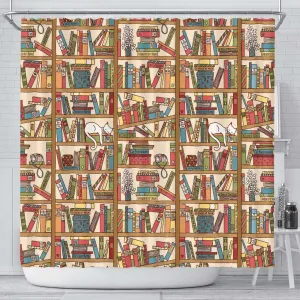 Bookish Pattern Curtain