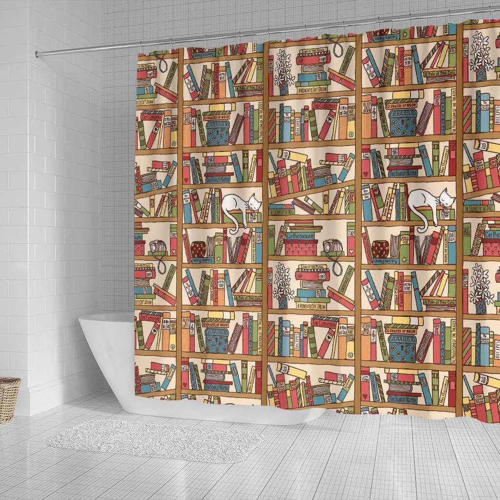 Bookish Pattern Curtain