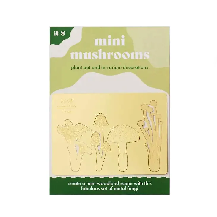 Brass Mini Mushrooms