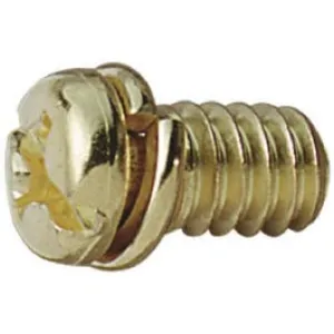 Ceiling Fan Motor Screws, Antique Brass Finish, 10-Pk.