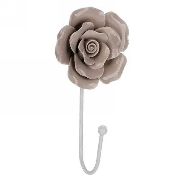 Ceramic Flower Wall Hook