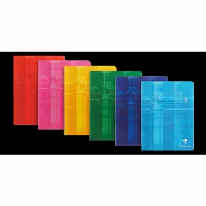 Clairefontaine Staple bound Notebook - Ruled 48 sheets - 6 x 8 1/4 - A5 - Assorted