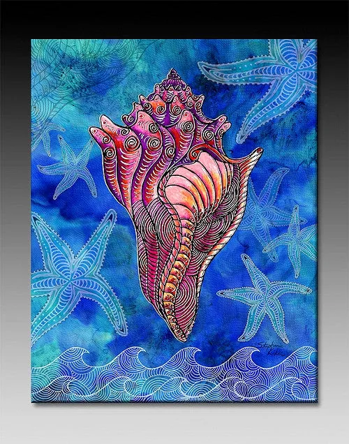 Conch Shell Ceramic Tile