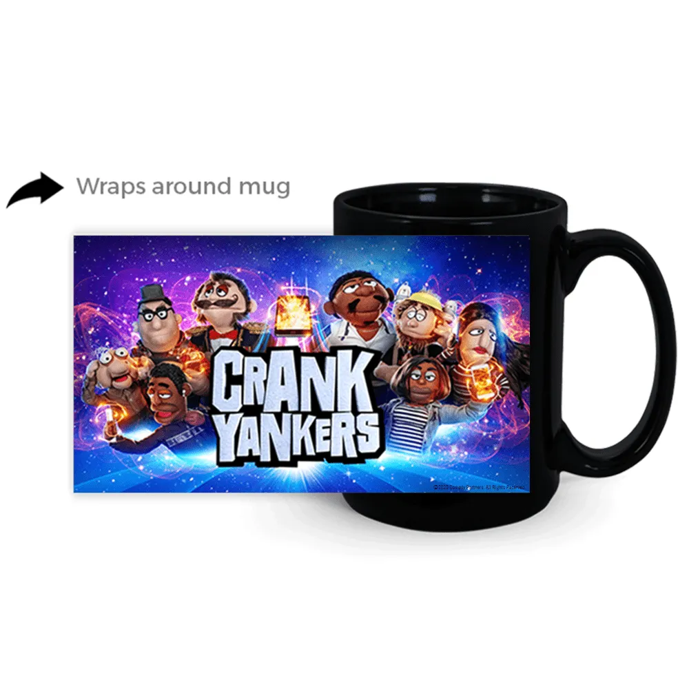 Crank Yankers Key Art Full Wrap Black Mug