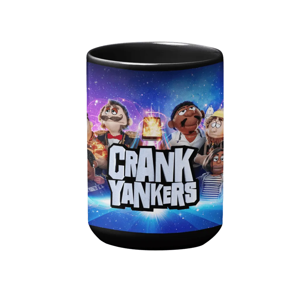 Crank Yankers Key Art Full Wrap Black Mug