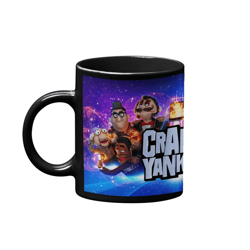 Crank Yankers Key Art Full Wrap Black Mug