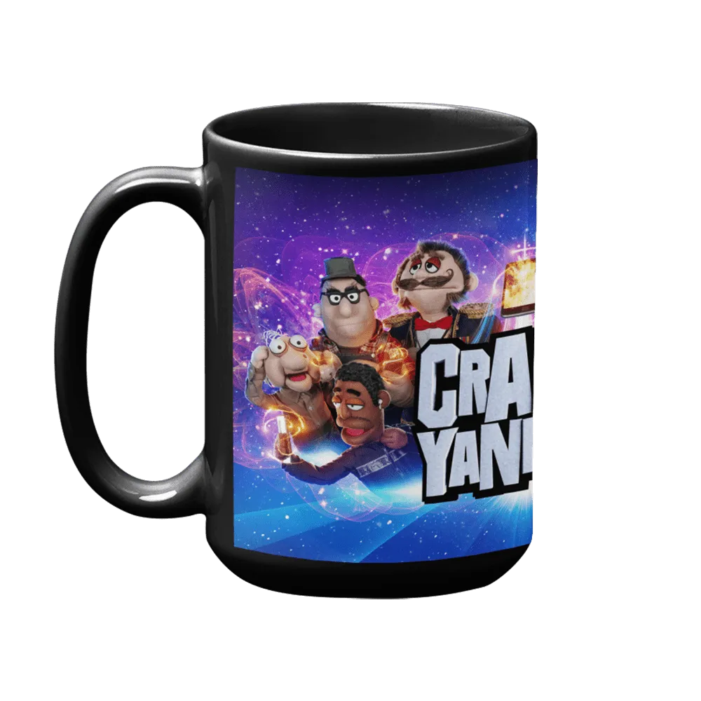 Crank Yankers Key Art Full Wrap Black Mug