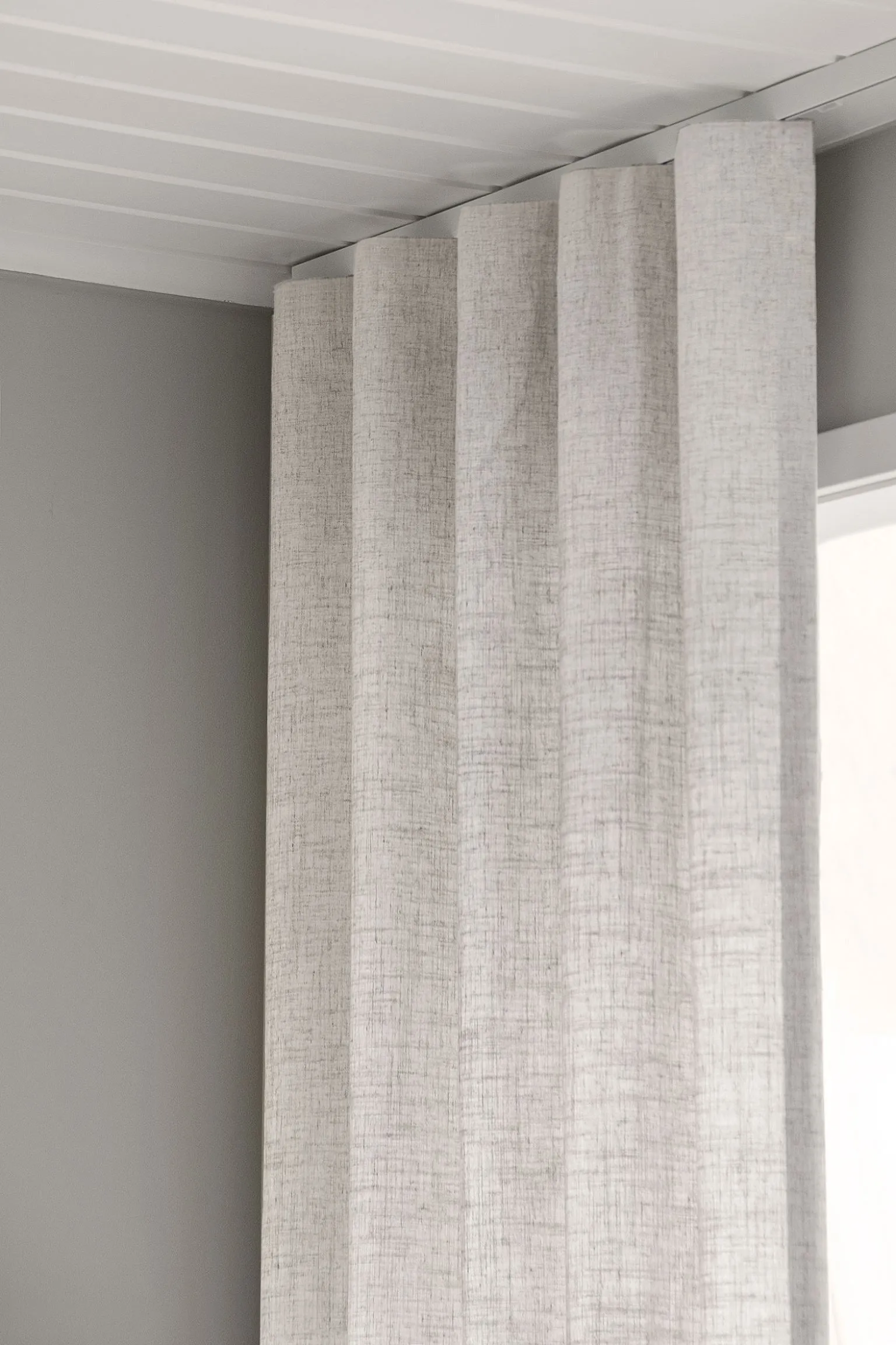 Curtain Hasta Length Of Rope, light gray