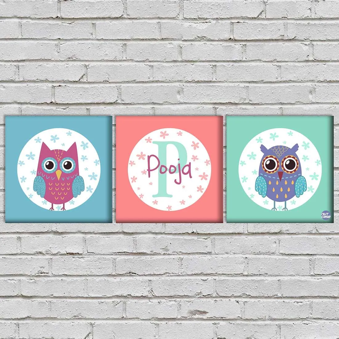 Custom Nursery Wall Art -  Cute Owl