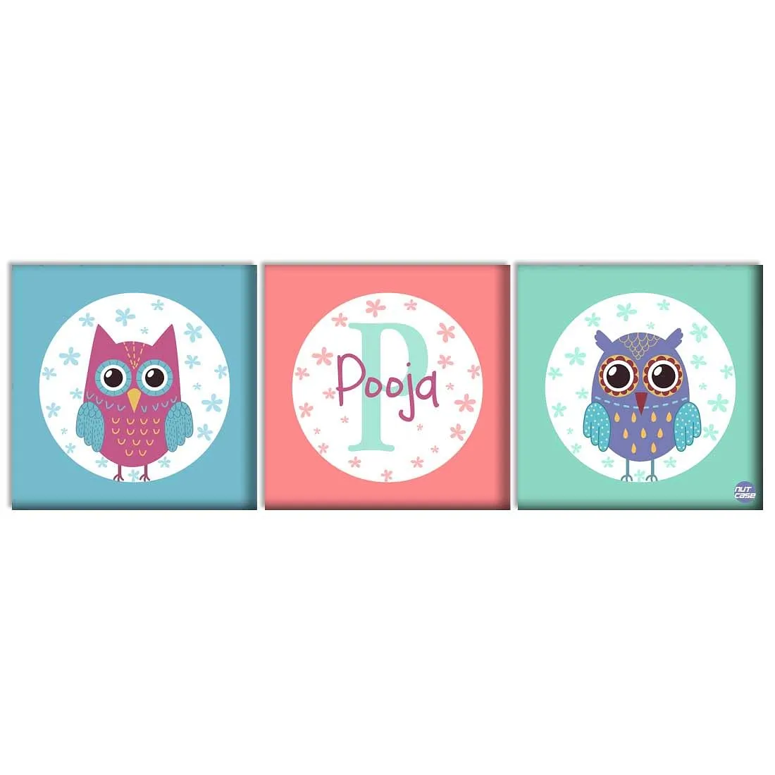 Custom Nursery Wall Art -  Cute Owl