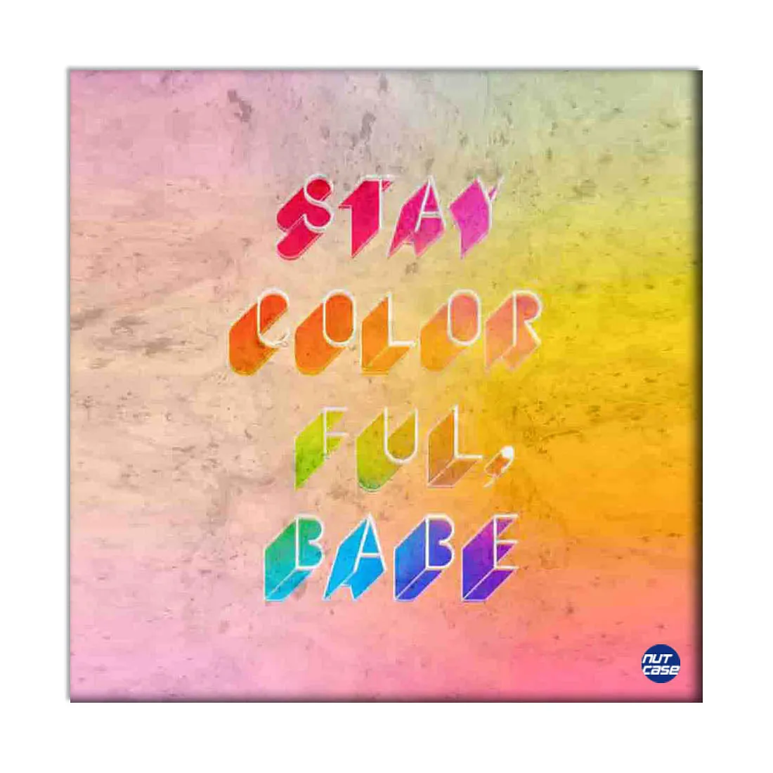 Designer Bedroom Wall Art - Stay Colorful