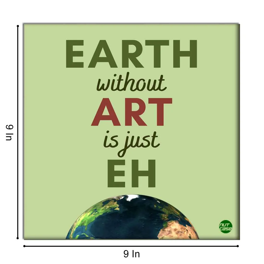 Designer Wall Art Decor Hanging for House - Earth Without Art