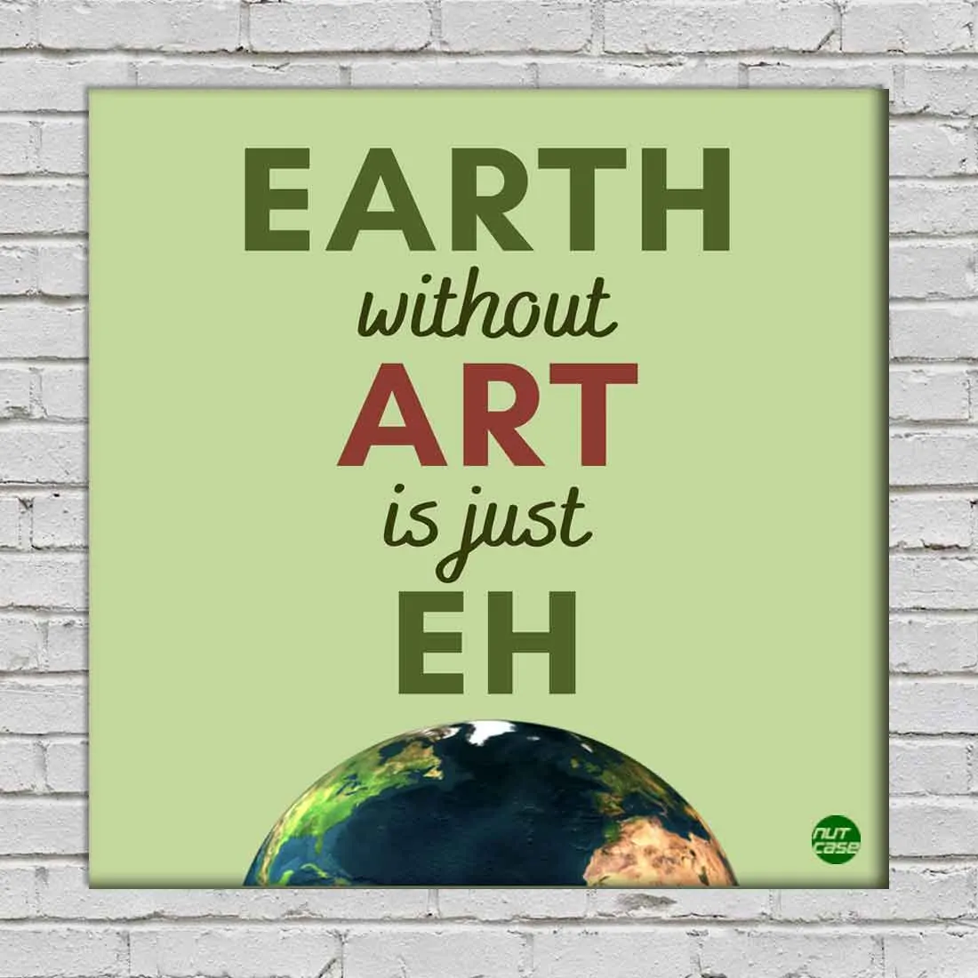 Designer Wall Art Decor Hanging for House - Earth Without Art