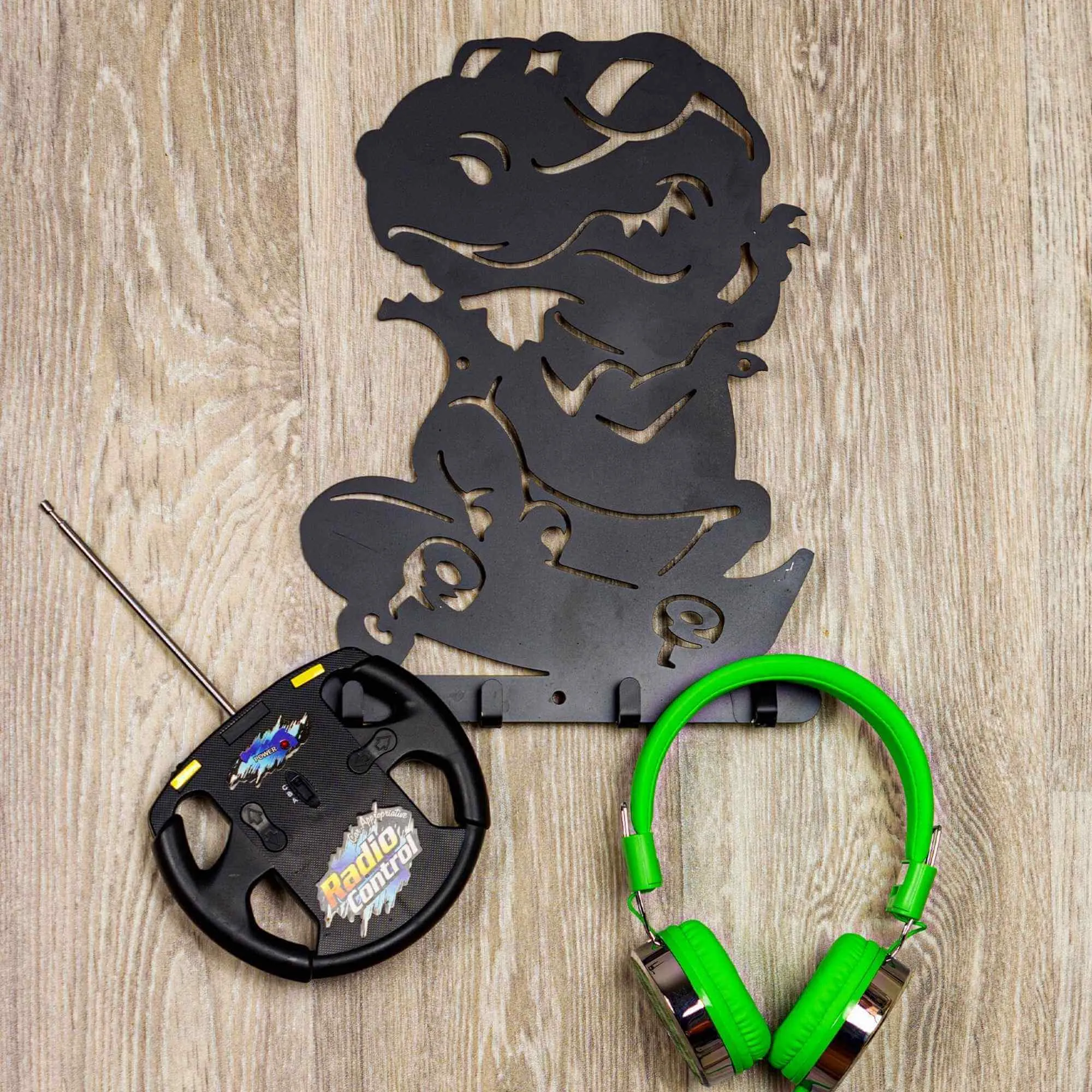 Dinosaur Boys Bedroom Wall Hooks Hanger Jurassic Park Coat Robe Holder
